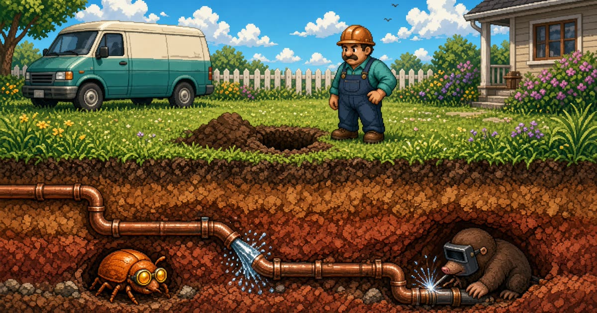 JR's Plumbing game art