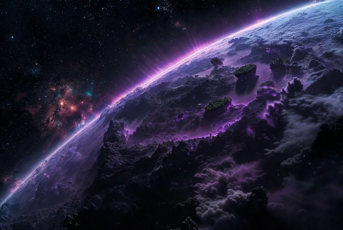 Planet cockpit background A